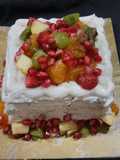 Fruit cake pastry