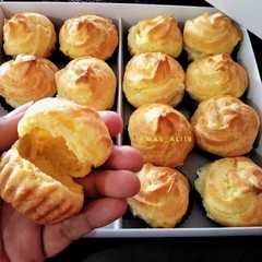 Soes vla durian - mini durian choux রেসিপির প্রধান ছবি