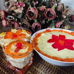 A picture of Fruit trifle.
