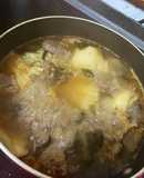 Canh bò hàn quốc