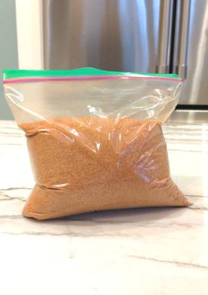 A picture of Apartment ribs rub.