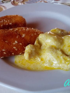Szezámmagos burgonyakrokett recept fotója