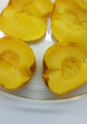Una foto de Manzanas asadas microondas 5min