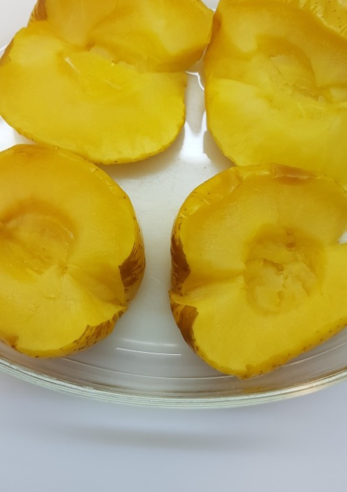 Una foto de Manzanas asadas microondas 5min