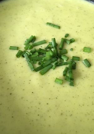 Una foto de Crema de calabacín para Thermomix