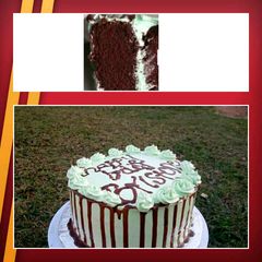 A picture of Mint chocolate cake #dessert #teamAlpha #luhyadishes.