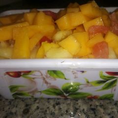 A picture of Fruits salad.
