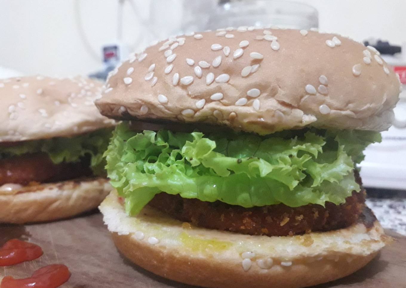 Langkah Mudah untuk Menyiapkan Chiken burger yang Lezat