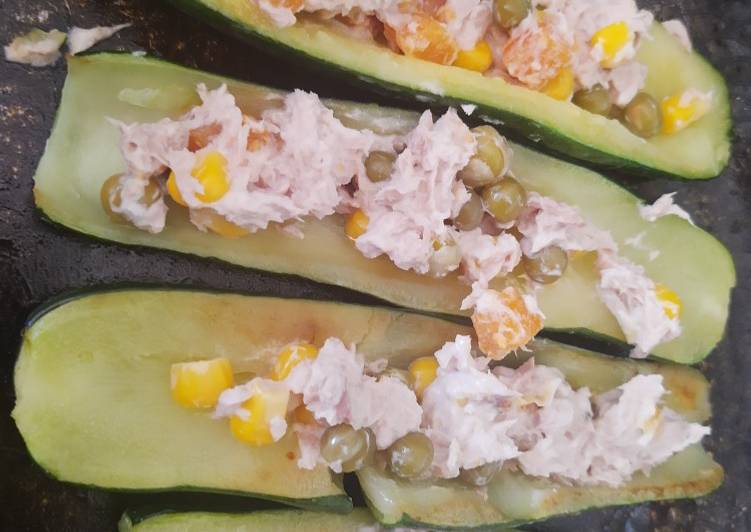 Calabacitas con atún