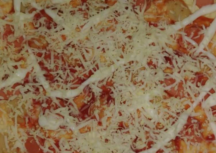 Pizza homemade teflon
