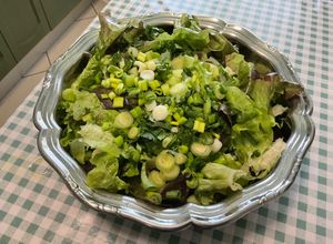 Une photo de Salade Feuille de Chêne aux Oignons Nouveaux et Persil Plat