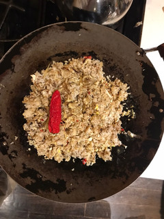 A picture of Simple fried rice.
