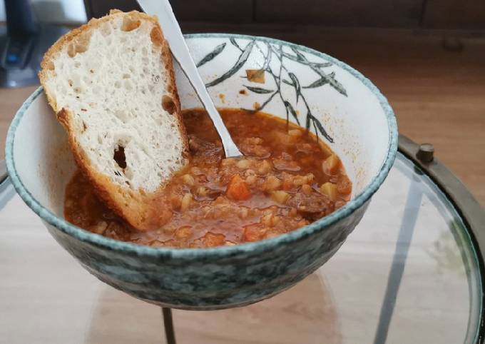 Easiest Way to Make Quick Slow Cooker Beef barley soup