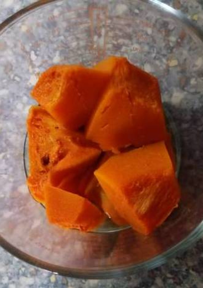 Una foto de Calabaza asada al microondas