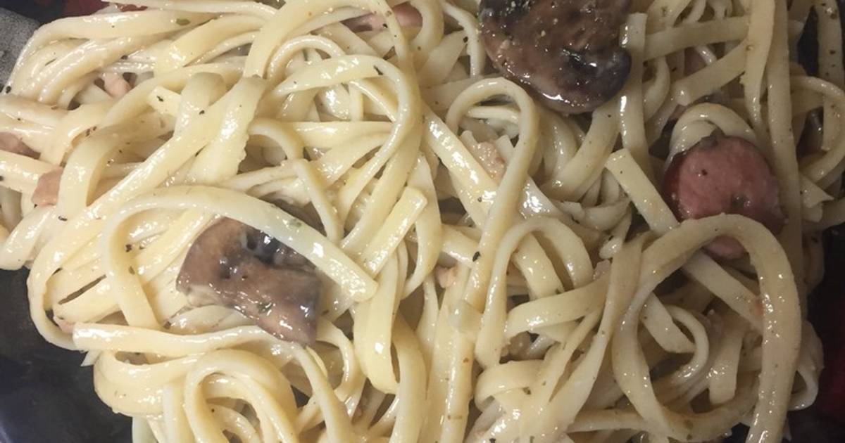 Pasta integral con champiñones y pollo Receta de Cuqui Bastida, Receta