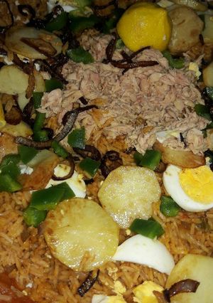 صورة لوصفة كبسه رز بالتونه جدا لذيذه
