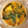 Pomfret in Coconut Milk