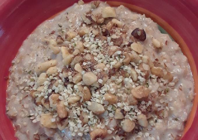 Steps to Prepare Super Quick Homemade Banana Bread Oatmeal