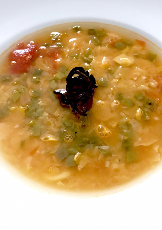 Una foto de Sopa de habas