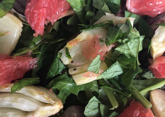 How to Make Any-night-of-the-week Fennel and grapefruit salad - vegan