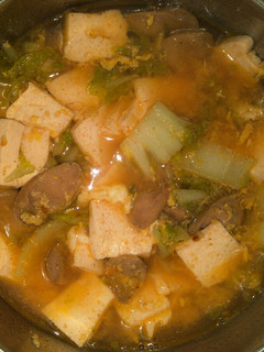 Foto resep Sundubu jjigae (순두부찌개) korean spicy tofu soup simple