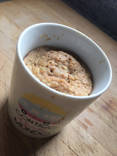 Una foto de Mug cake de plátano