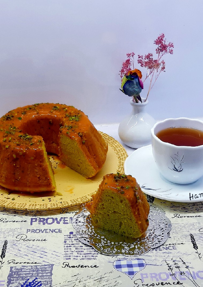 عکسی از دستور کیک آب هویج وخلال بادام (روز مادر)😍