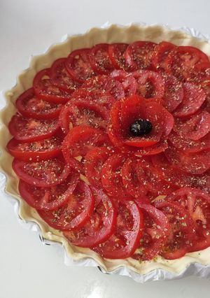 Une photo de Tarte à la tomate