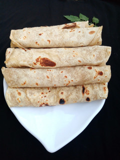 A picture of Soft layered chapatti.