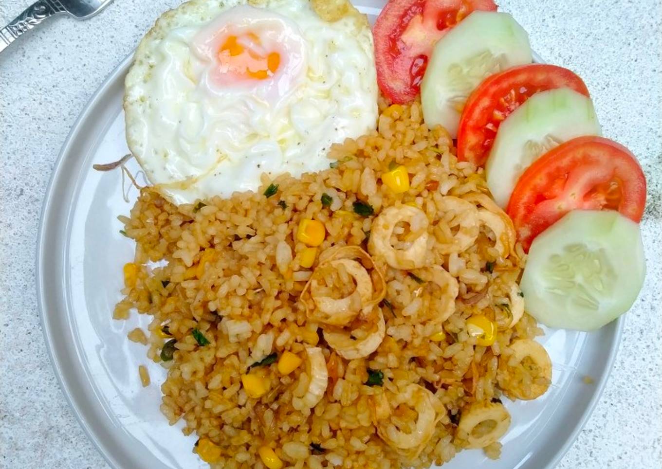 NasGor Jawa Jagung Cikua