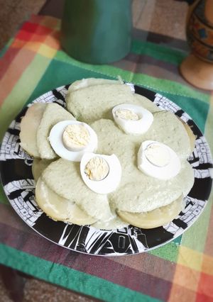 Una foto de Crema de hierbabuena