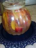 صوربي الخوخ وبرقوق او«الكمبوت»👌🍑🍒🍊🍏🍍اي فاكهة تقدري دير بيها