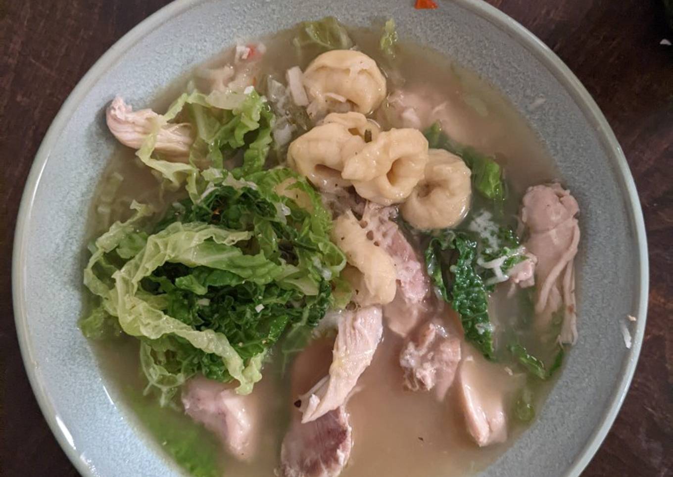 Chicken soup when under the weather