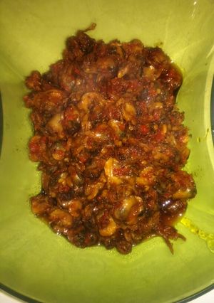 Foto resep Kerang balado cantik