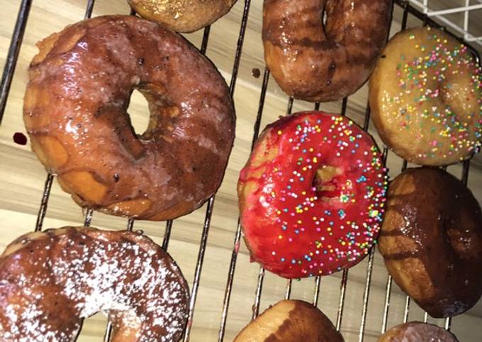 Resep Glazed doughnut yang Enak