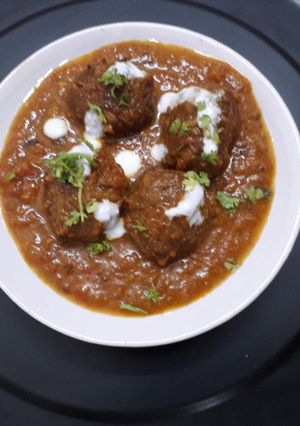 A picture of Lauki ke kofte.