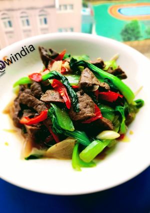 Foto resep #CAH_POKCOY_HATI_SAPI