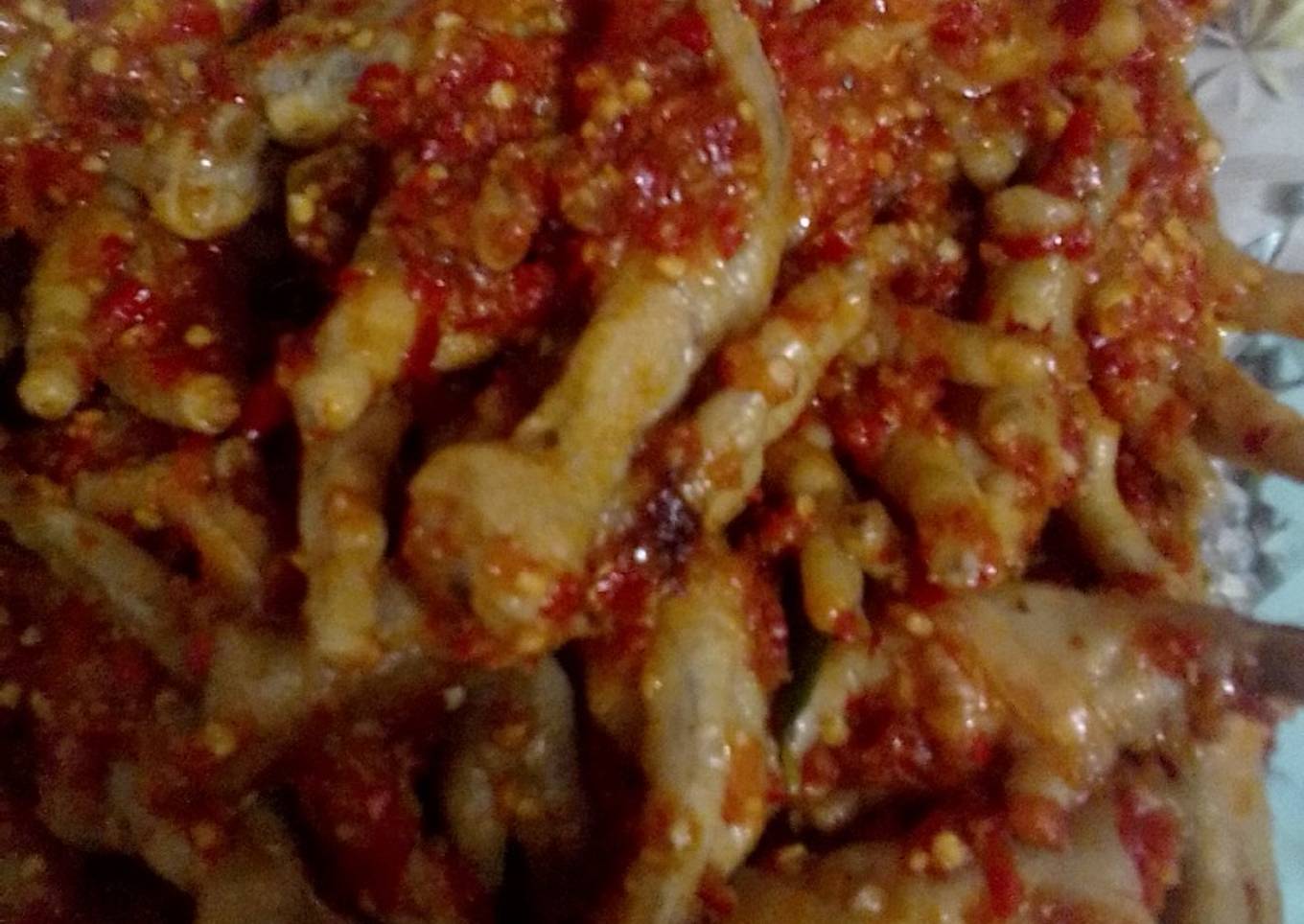 Ceker setan balado