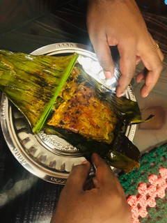 மசாலா வாழை இலை மீன் பொரியல் (Vaazhai ilai meen poriyal recipe in tamil) செய்முறை முக்கிய புகைப்படம்