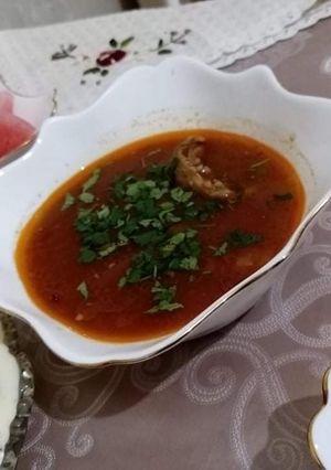 صورة لوصفة شوربة فريك