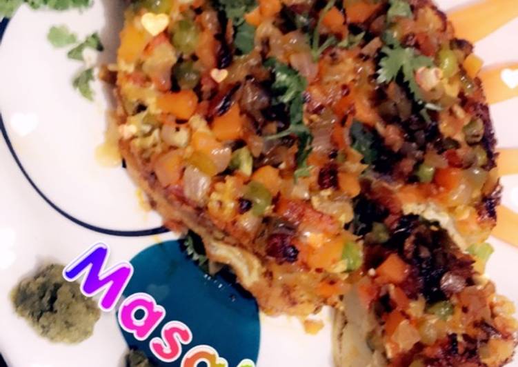 How to Prepare Homemade Masala egg cake