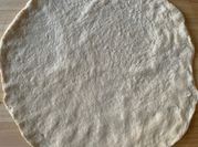 A picture of pizza dough