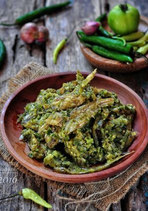 Foto resep Ikan Asin Sambel Ijo