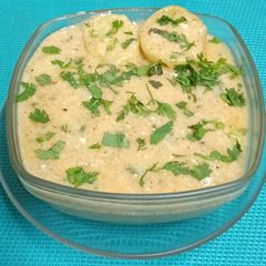 A picture of Baby Potatoes Amritsar subji.