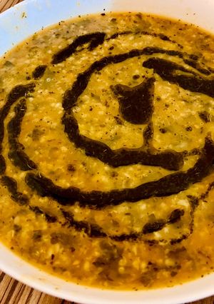 عکسی از دستور آش برگ سیر تازه
