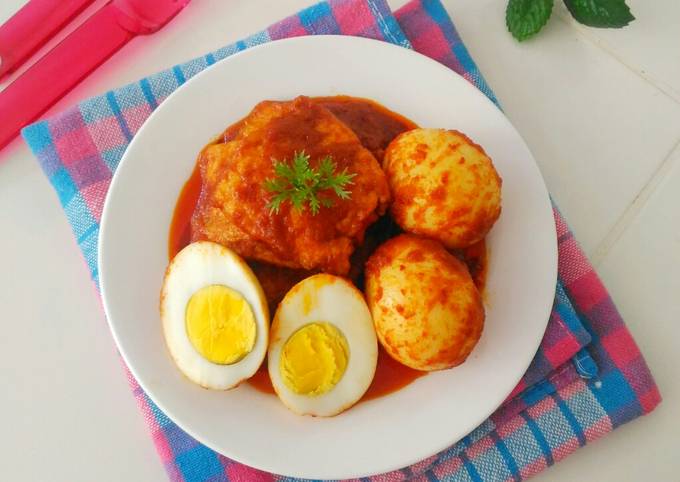 Wajib coba! Bagaimana cara memasak 📑 Telur Tahu Bumbu Bali yang sesuai selera