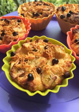 Foto resep Puding Roti Pisang Panggang