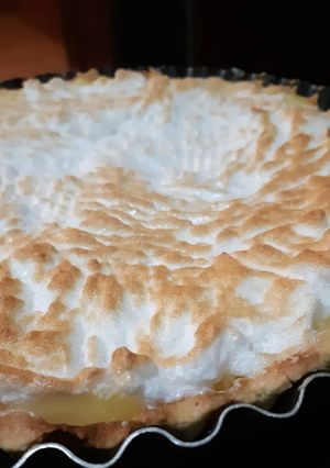 Una foto de Lemon pie apto aplv