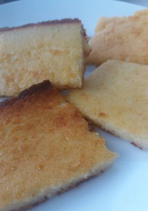 Una foto de Fainá de queso