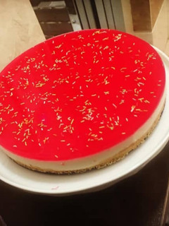 عکسی از دستور چیز کیک توت فرنگی